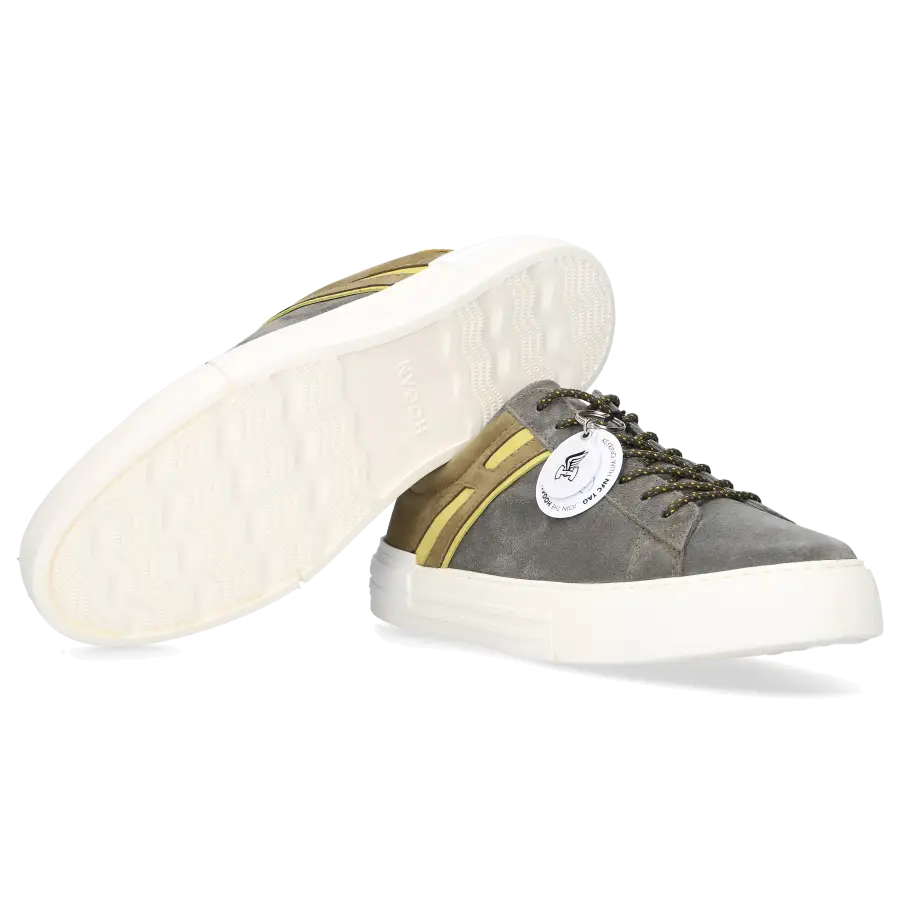 Hogan - Sneaker low H526 Veloursleder - grün