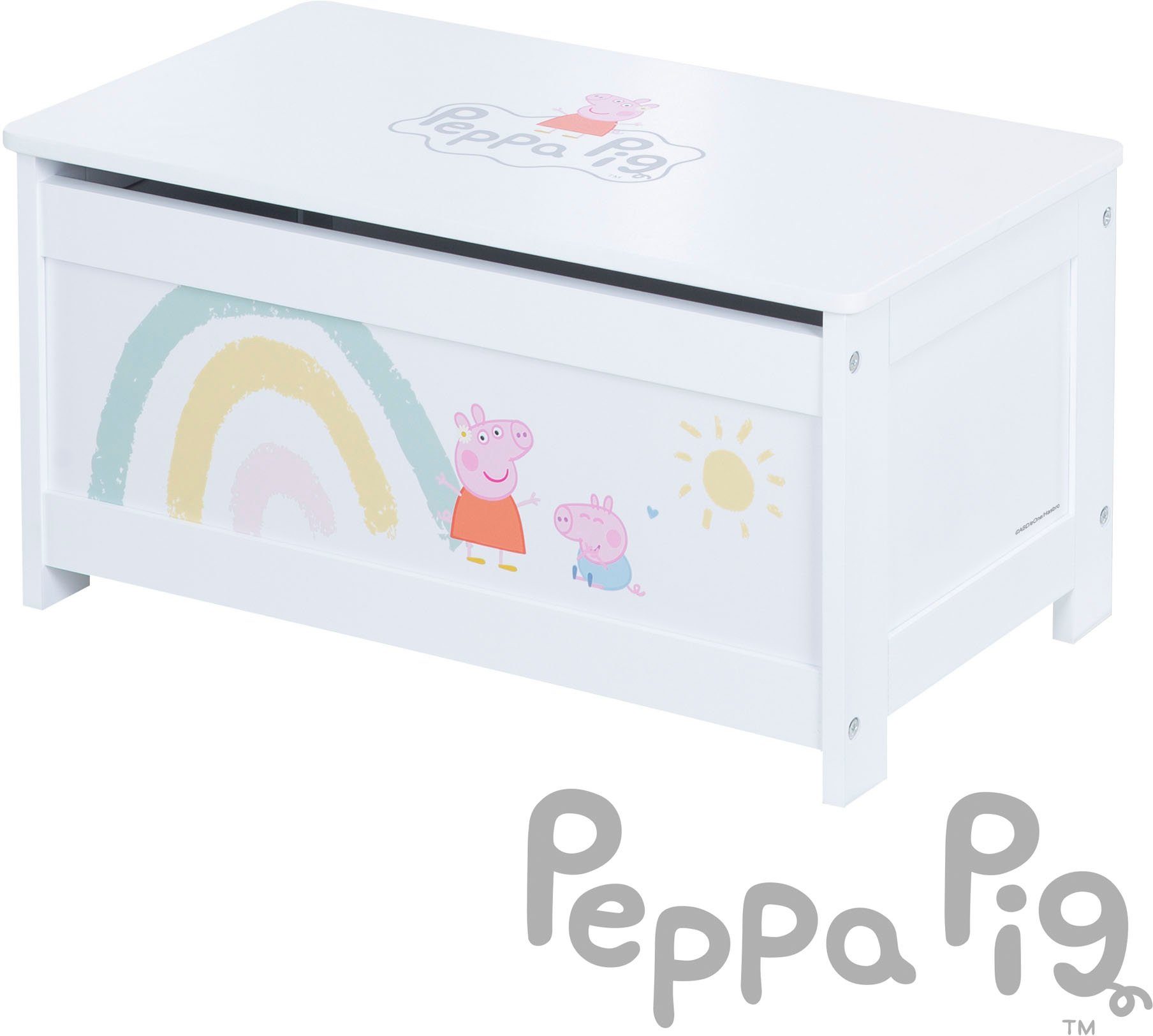 roba® Truhe Peppa Pig, mit Deckelbremse