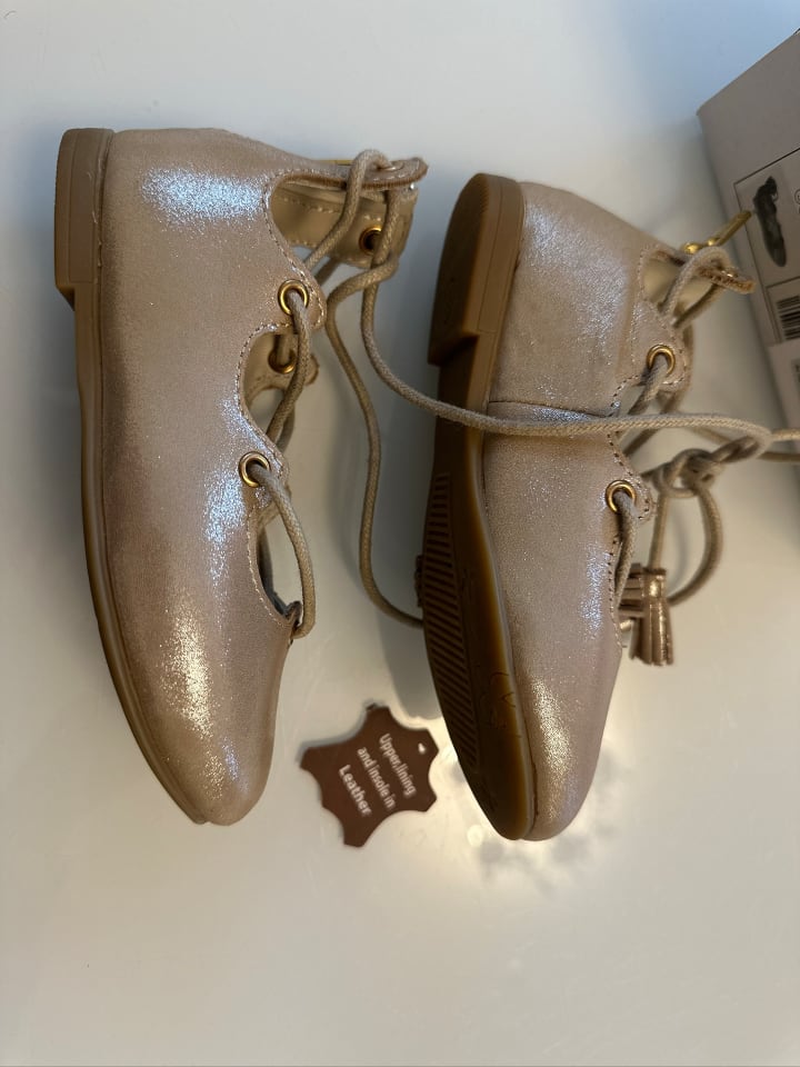 vertbaudet Leder-Ballerinas in Rosé günstig kaufen 25