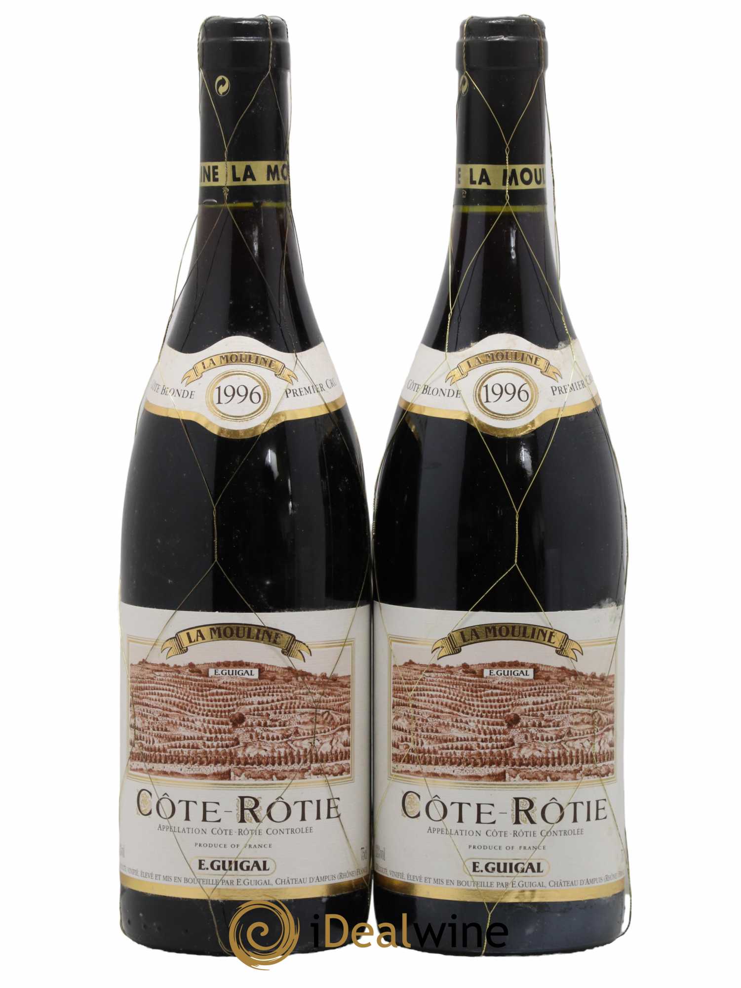 Côte-Rôtie La Mouline Guigal  1996 - Lot de 2 Bouteilles