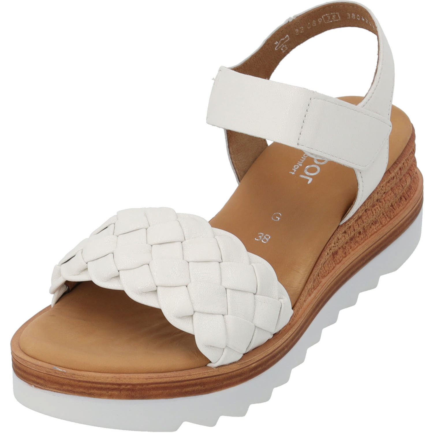 Gabor Comfort 22.089, Plateau-Sandaletten, Damen, latte