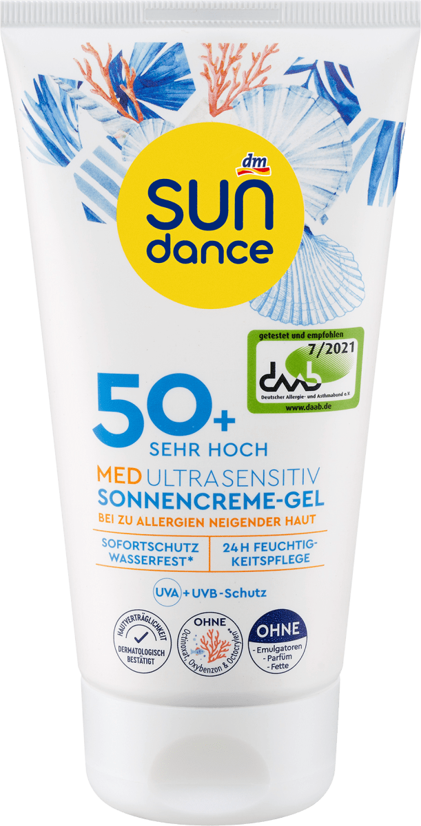 Sonnencreme Gel, MED ultra sensitiv, LSF 50+, 150 ml