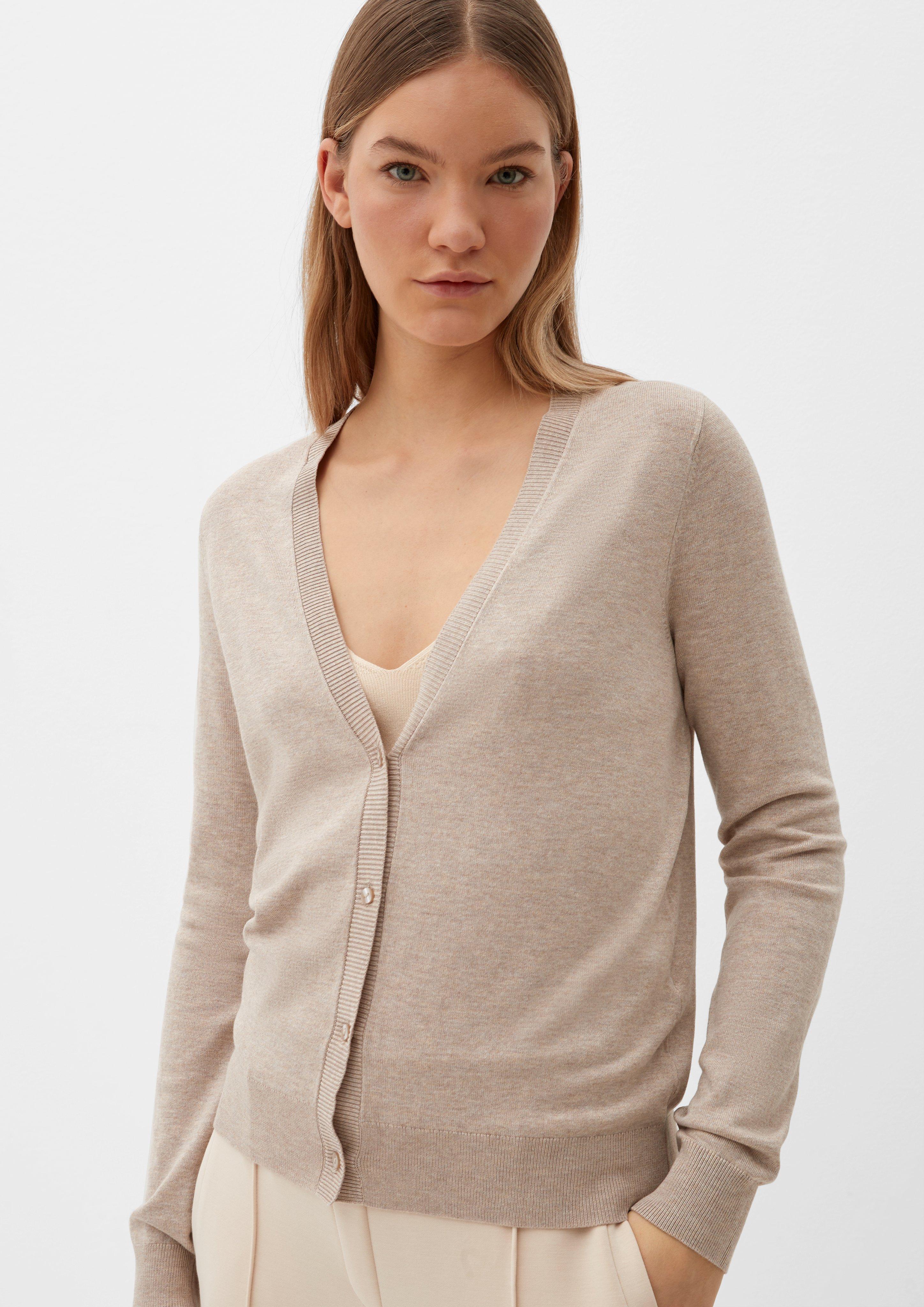 Strickjacke aus Viskosemix  2129746-81X0