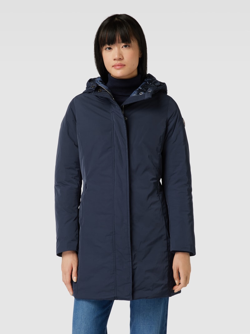 Parka mit Kapuze in marineblau