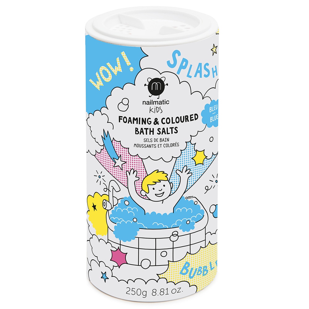 nailmatic SALIERE SELS DE BAIN COLORANTS & MOUSSANTS sels de bain bleu