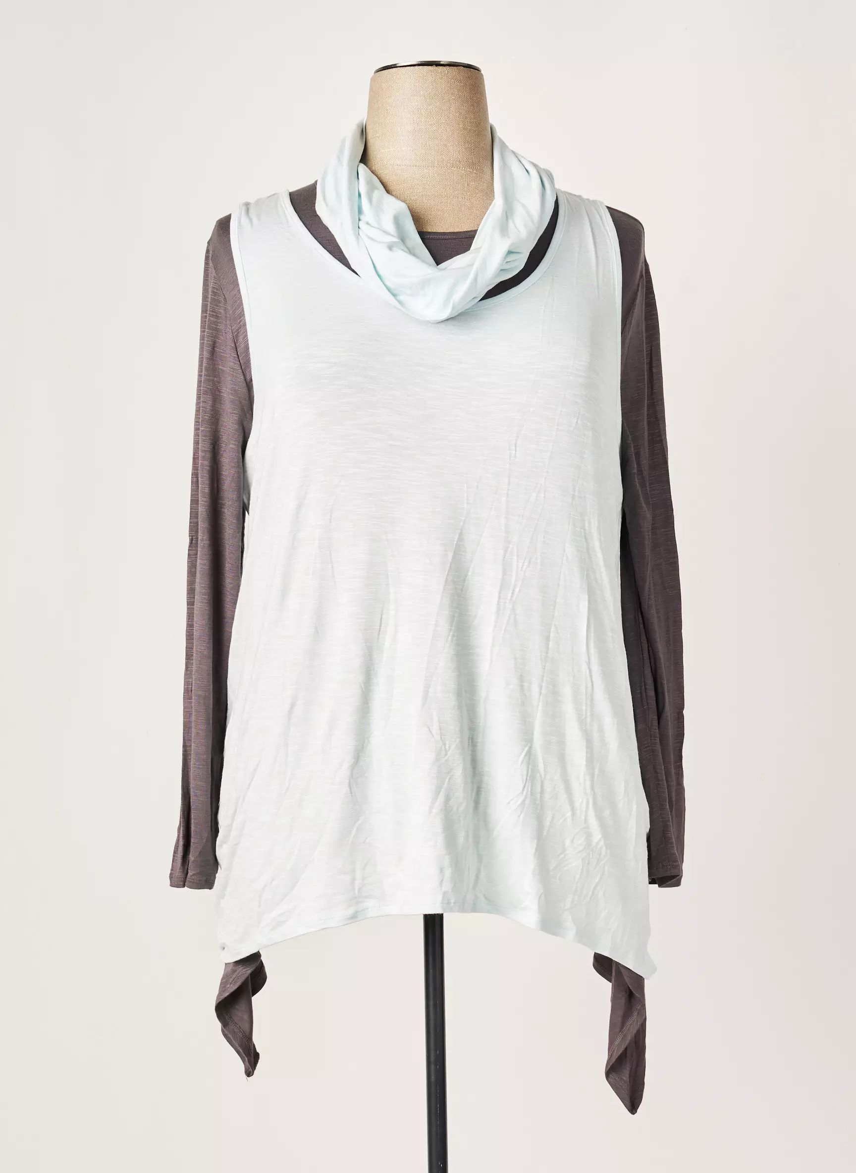 Marble Tshirts Femme couleur bleu