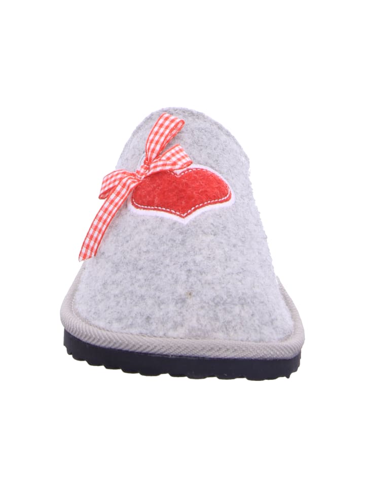 SUPERSOFT Pantoffel in grau günstig kaufen