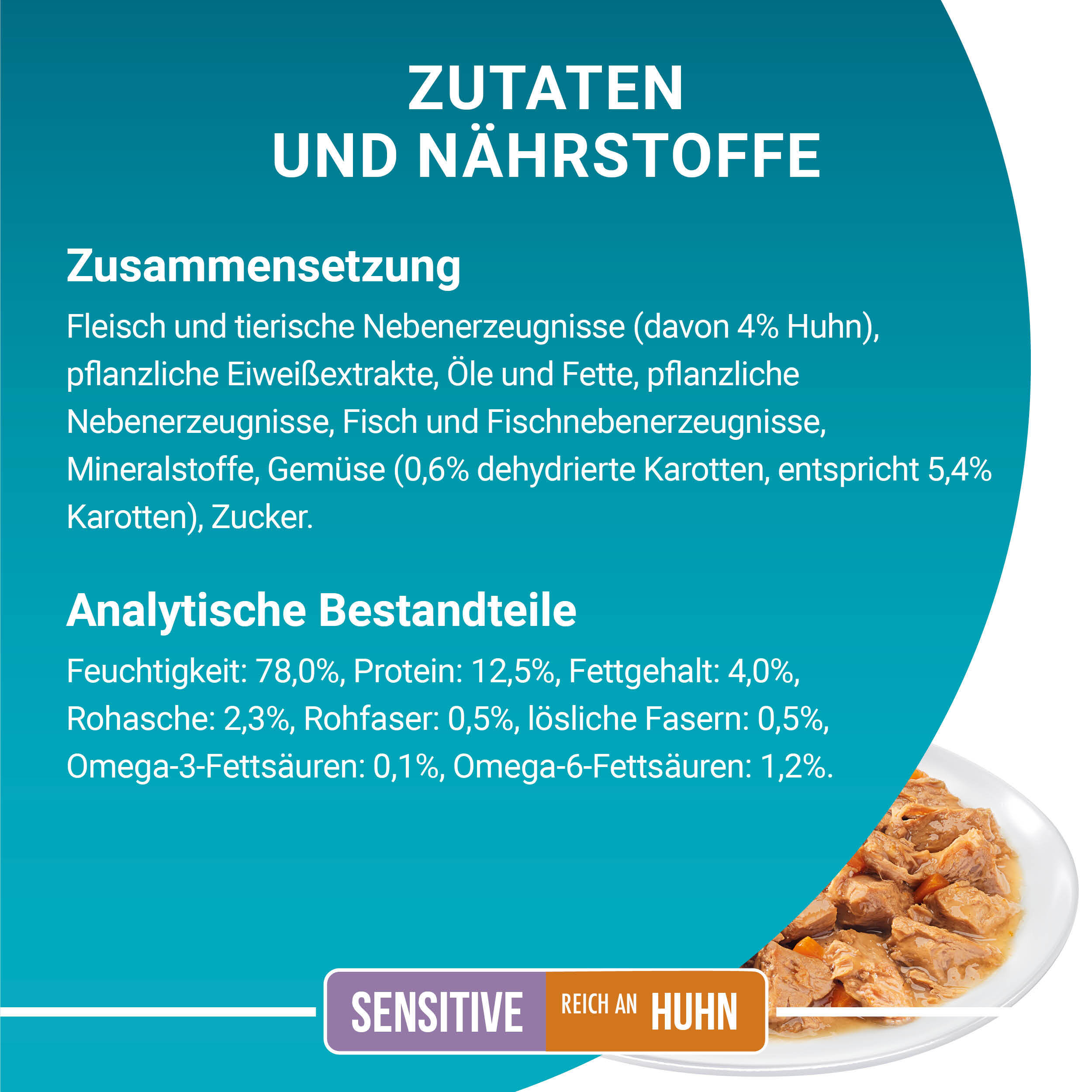 Purina ONE Nassfutter Purina ONE Sensitive mit Huhn & Karotten 26x85g