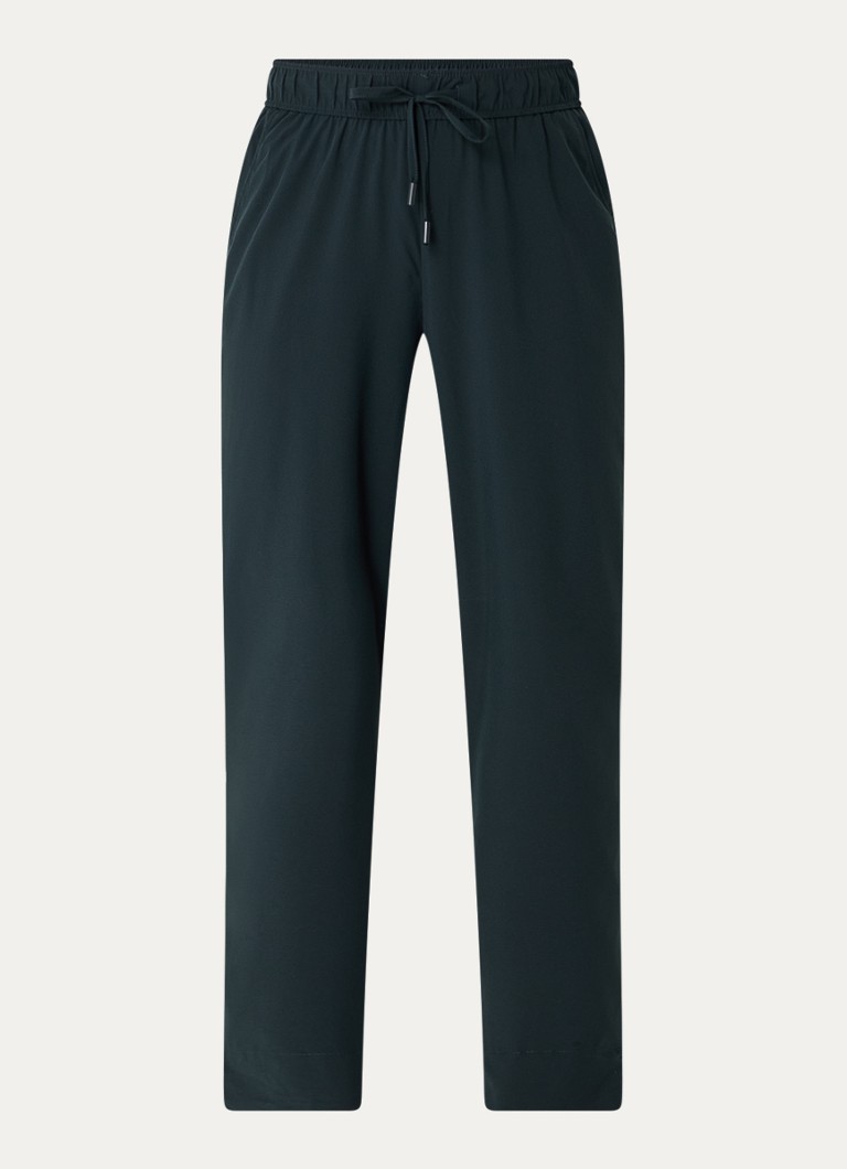 OPUS Mefini mid waist regular fit cropped chino with side pockets