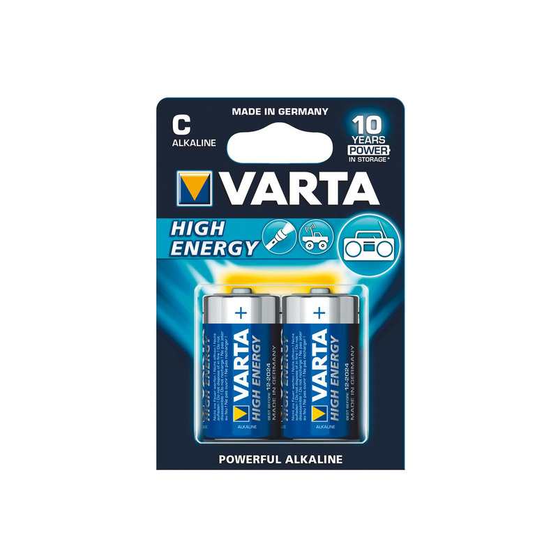 2 piles LR14 High Energy Varta