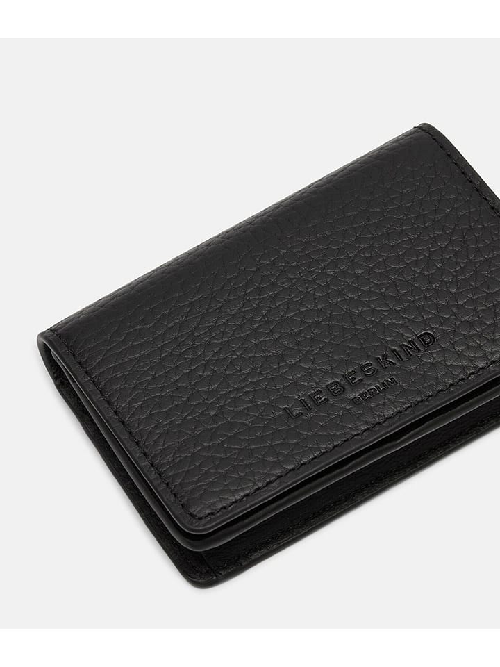 LIEBESKIND BERLIN Leder-Geldbörse in Schwarz - (B)18 x (H)12 x (T)4 cm günstig kaufen onesize