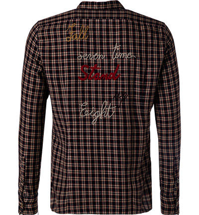 BOB, Hemd, Baumwolle, rot-beige kariert