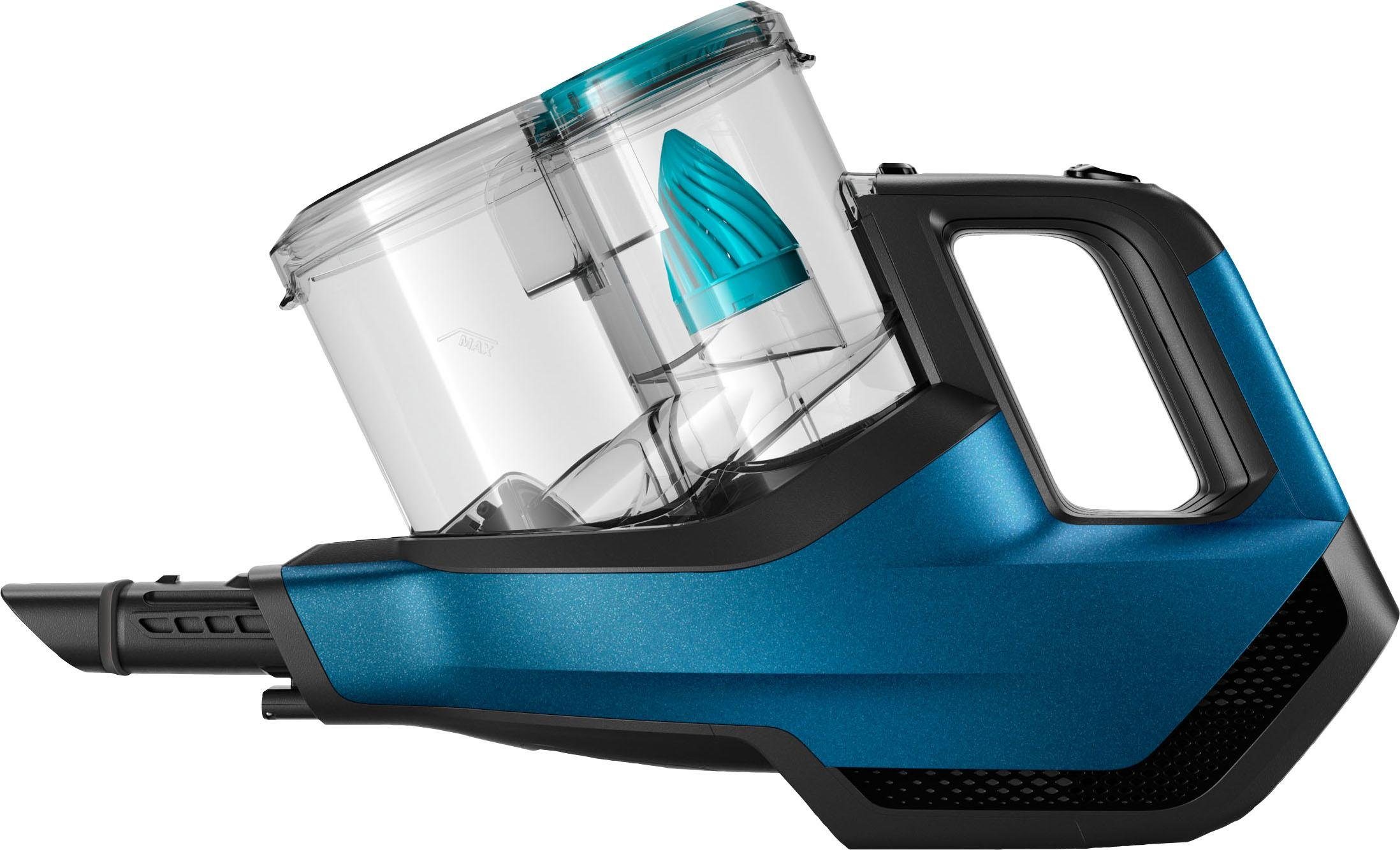 Philips Nass-Trocken-Akkusauger FC6728/01 SpeedPro Aqua, beutellos, mit 50 Minuten Akkulaufzeit, Wischfunktion und 180°-Saugdüse