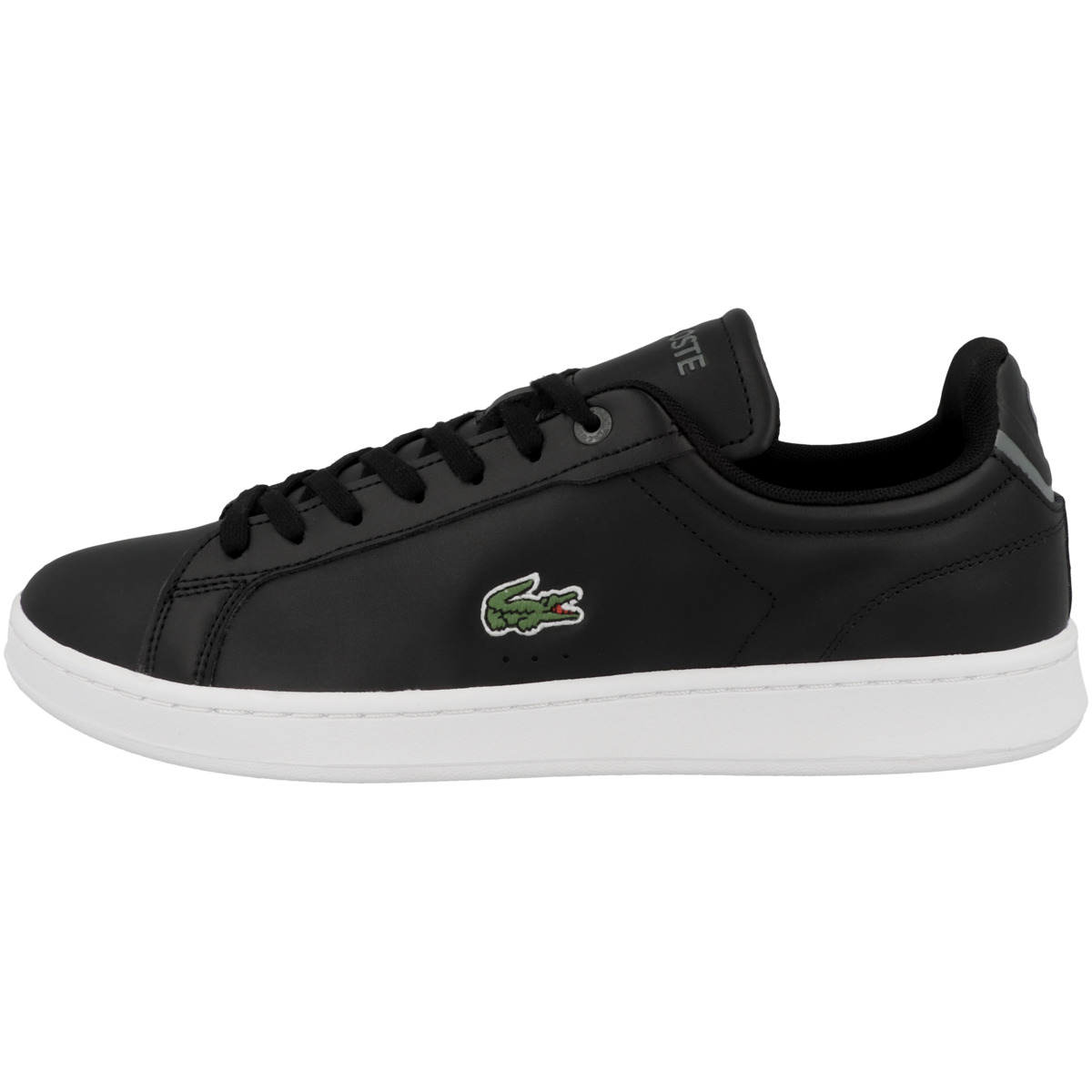 Lacoste Carnaby Pro BL Leather Tonal Sneaker Low schwarz