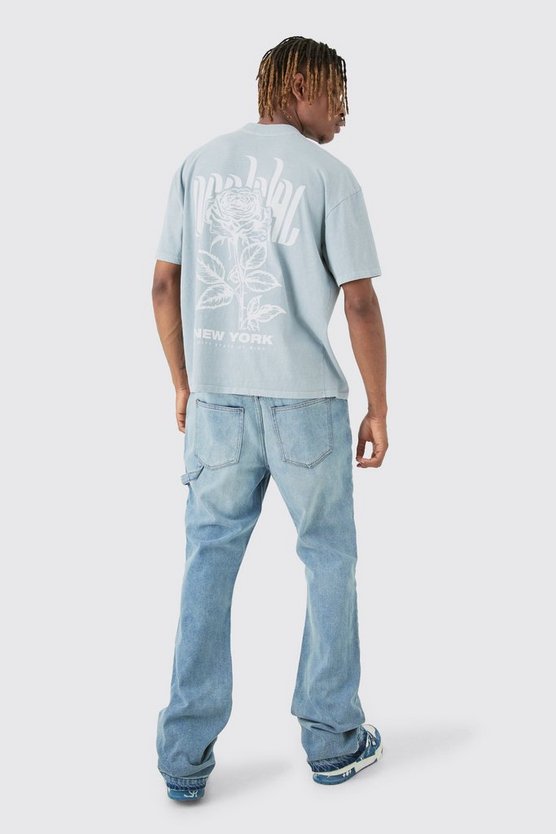 Tall Slim-Fit Schlagjeans