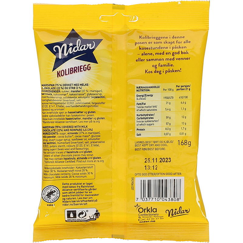 Nidar Kolibripose 168 g, Nidar