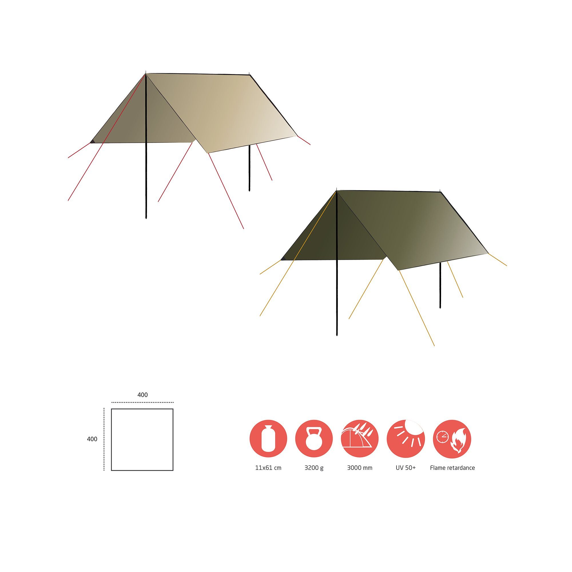 GRAND CANYON Tarp-Zelt ZUNI 4