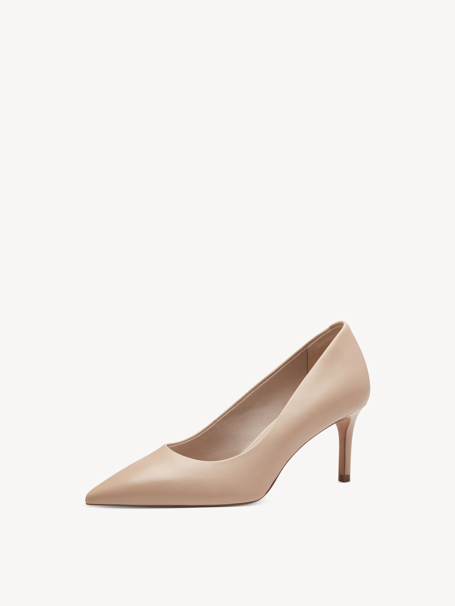 Escarpin en cuir - beige