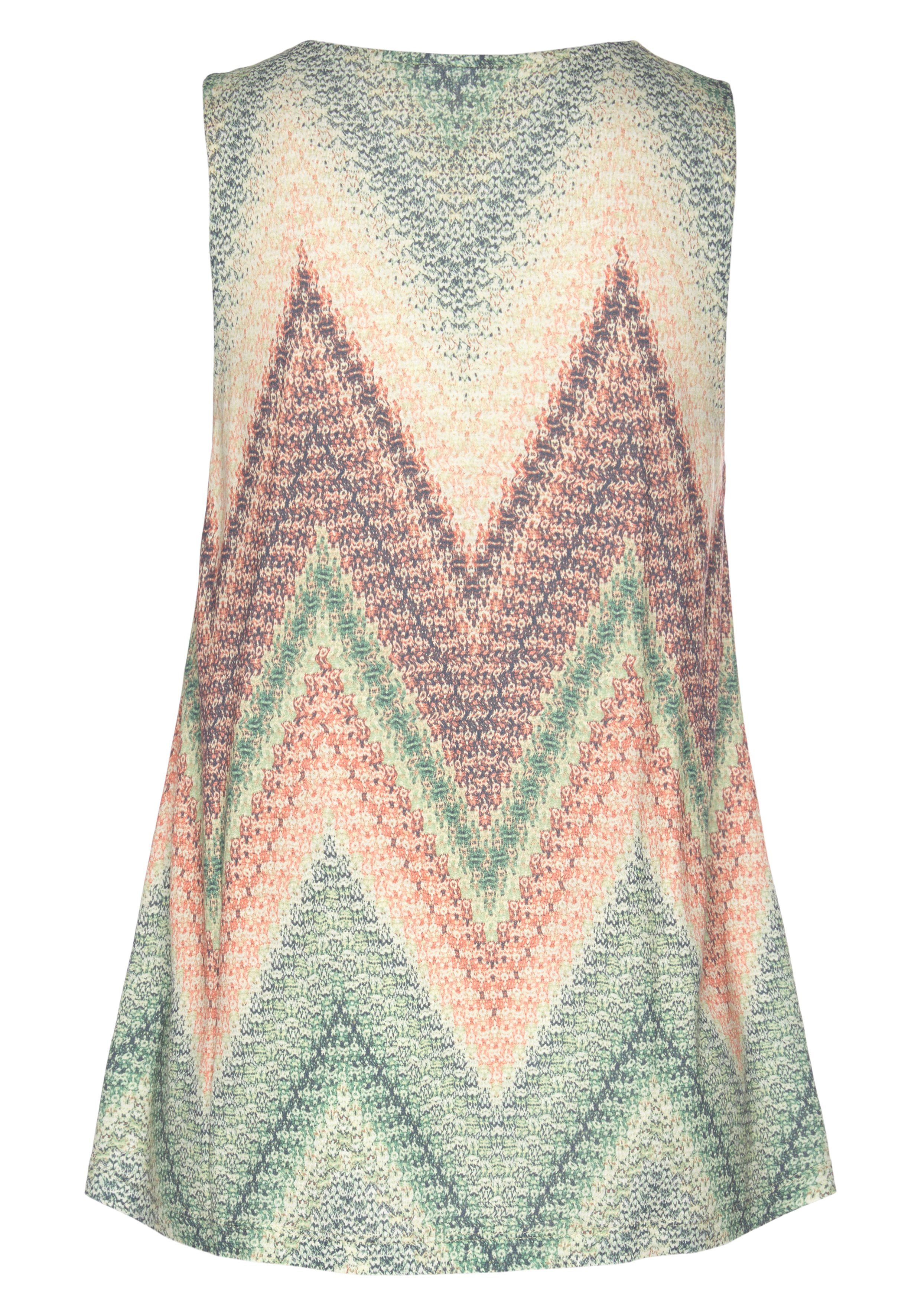 LASCANA Tanktop mit Alloverprint