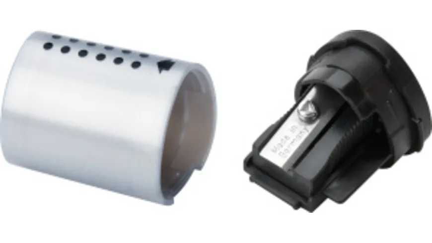 FABER CASTELL Mini-Spitzdose Grip silber