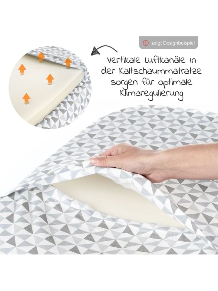 Alvi Schlummer-Nestchen Musselin mit klimaregulierender in beige günstig kaufen onesize