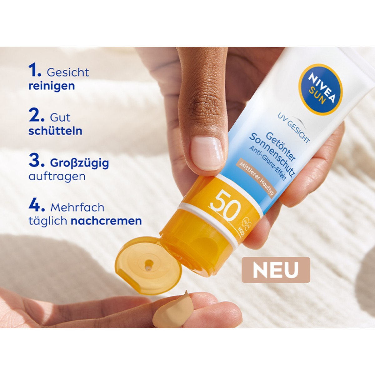 UV Gesicht Getönter Sonnenschutz