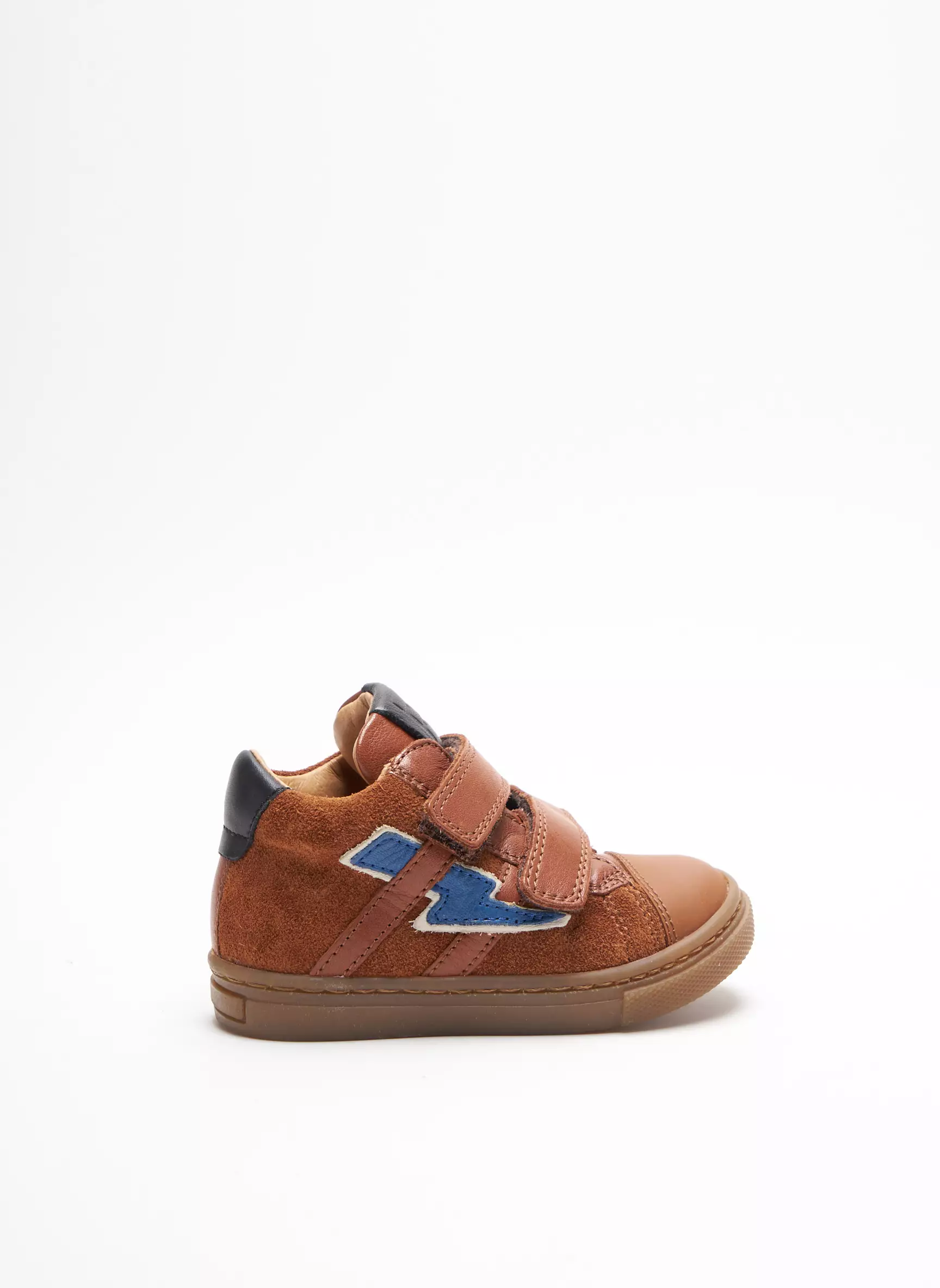 Fr Baskets Garcon couleur marron