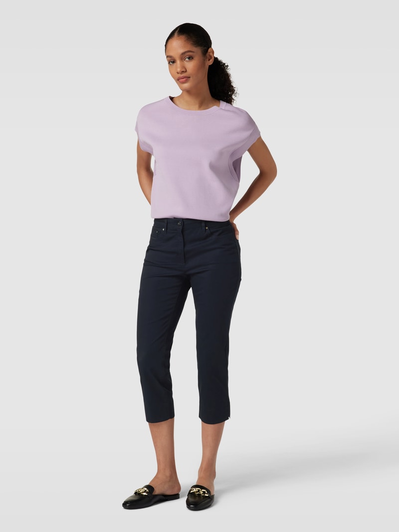 Hose im 5-Pocket-Design Modell 'CORA' in marineblau