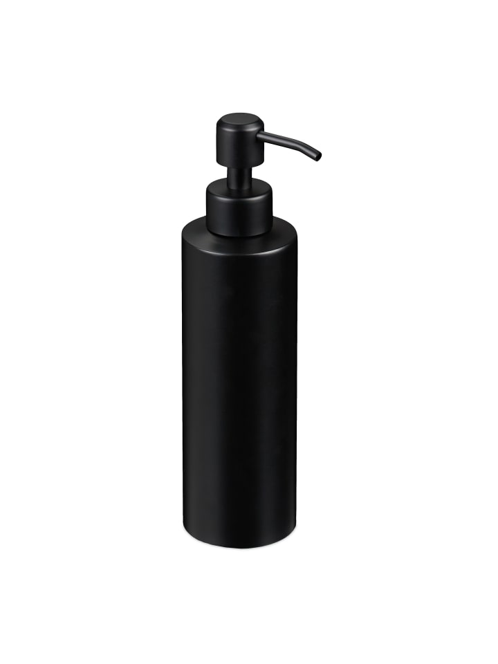 relaxdays Seifenspender in Schwarz - 300 ml günstig kaufen onesize