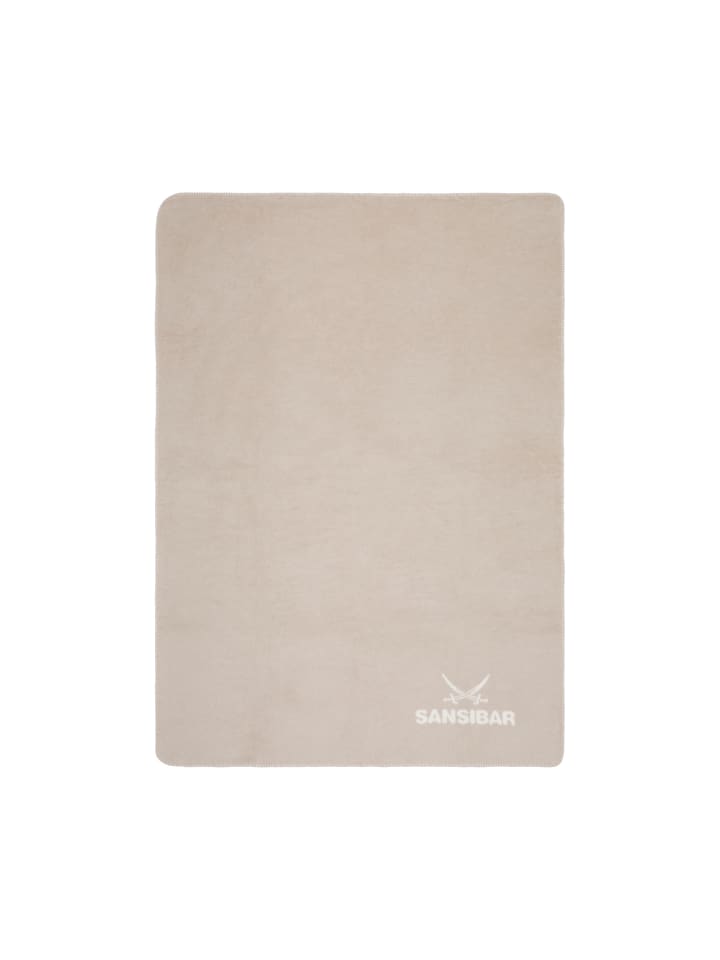 Sansibar Wohndecke Doubleface in Taupe günstig kaufen 150x200 cm