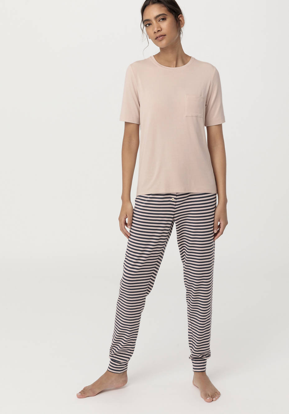 Halbarm Schlafshirt aus Tencel™Modal