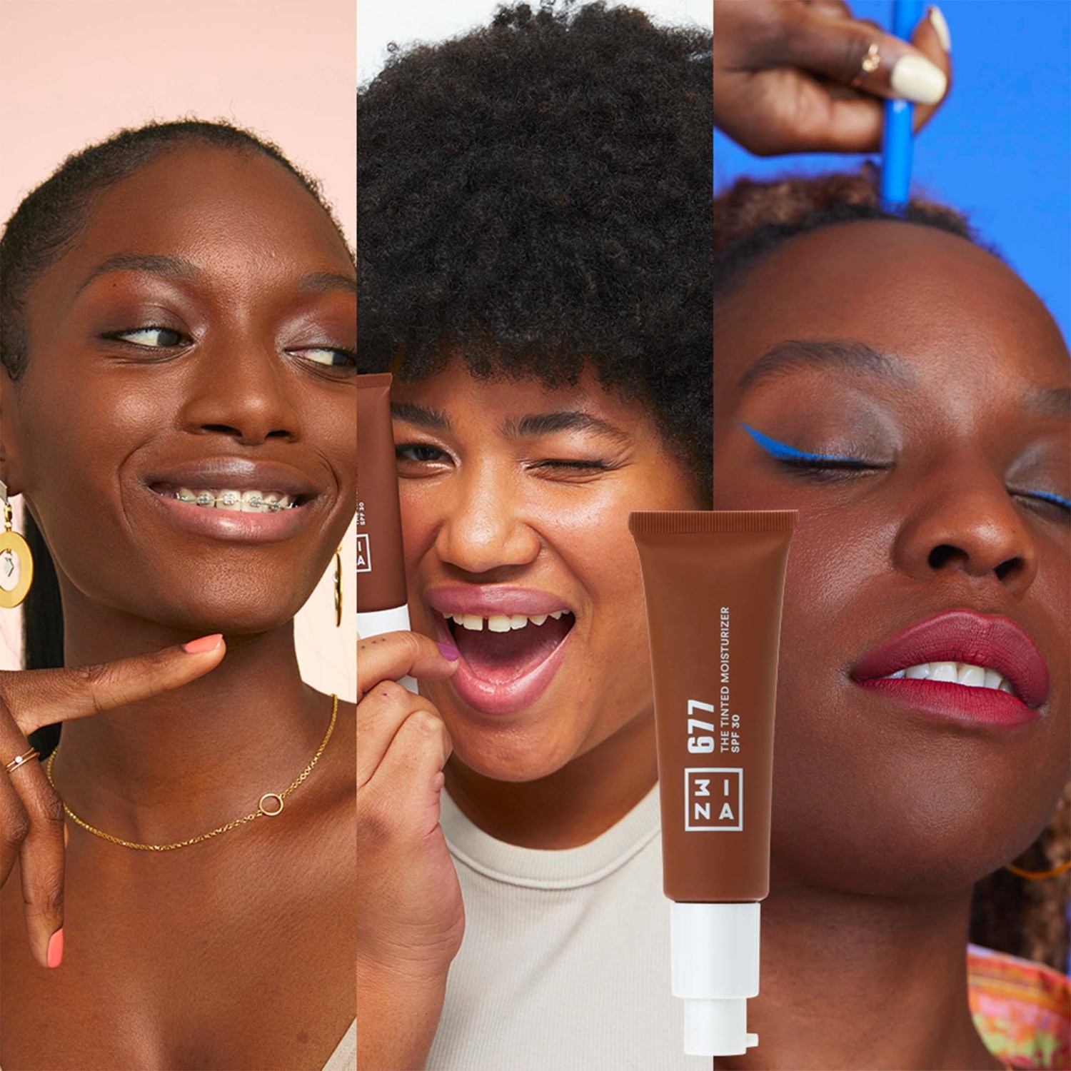 3INA Tonirana vlažilna krema SPF30