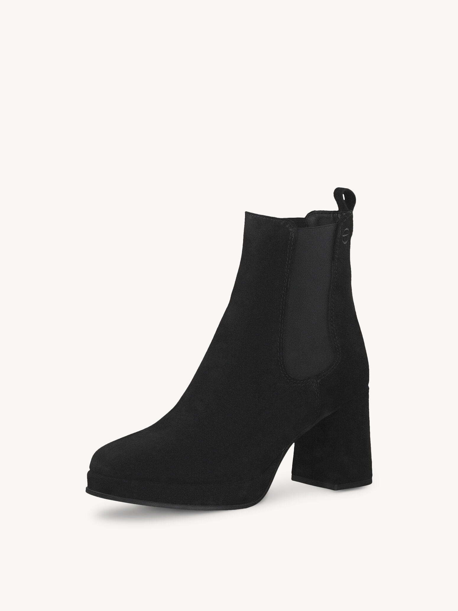 Bottine Chelsea en cuir - noir