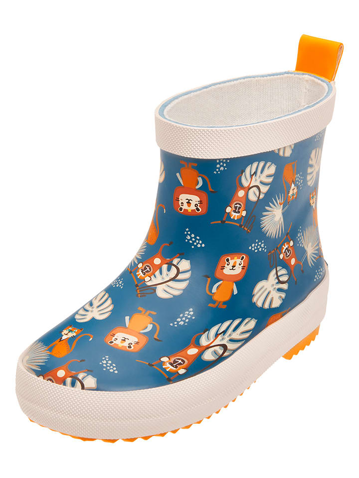 Playshoes Gummistiefel in Dunkelblau/ Bunt günstig kaufen