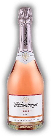 Schlumberger Sekt Brut Rosé Klassik Schlumberger Sekt Brut Rosé Klassik Die Méthode Traditionnelles und die sorgfältige Auswahl von österreichischen Weinen verleihen ihm sein stattliches Bouquet und den ausgezeichneten, leichten Geschmack. 0,75	 Lite