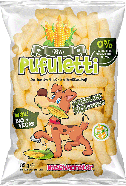 Pufuletti Bio Mais-Snack natur