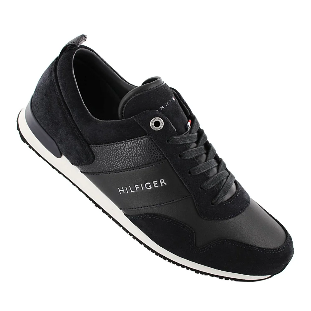 Tommy Hilfiger ICONIC LEATHER SUEDE MIX FM0FM00924/403 / schwarz