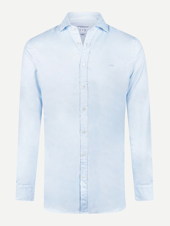 McGregor Hemd - Slim fit - in Hellblau günstig kaufen