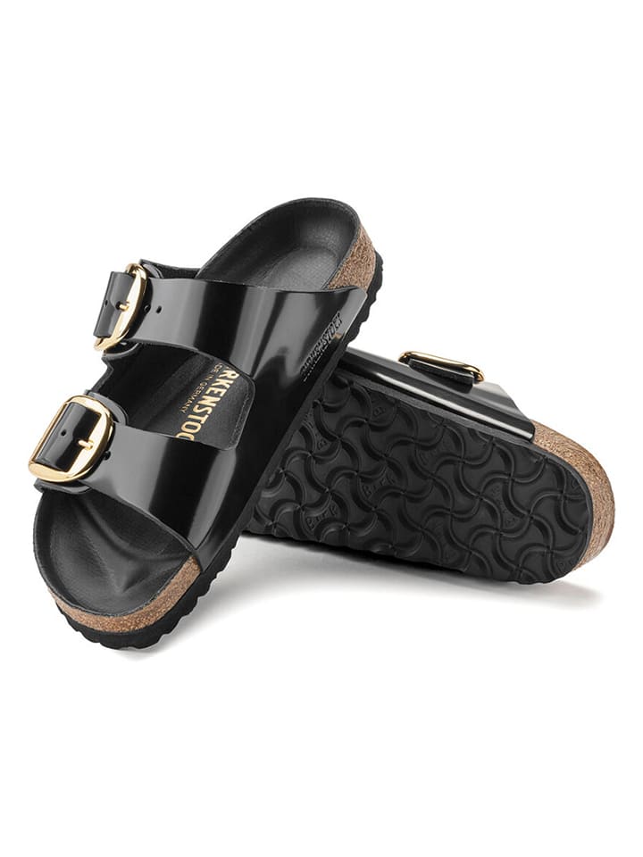 Birkenstock Leder-Pantoletten 