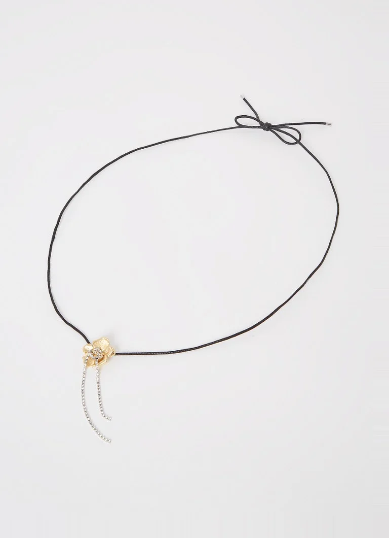 Collana girocollo Maje Flower con pietra di vetro