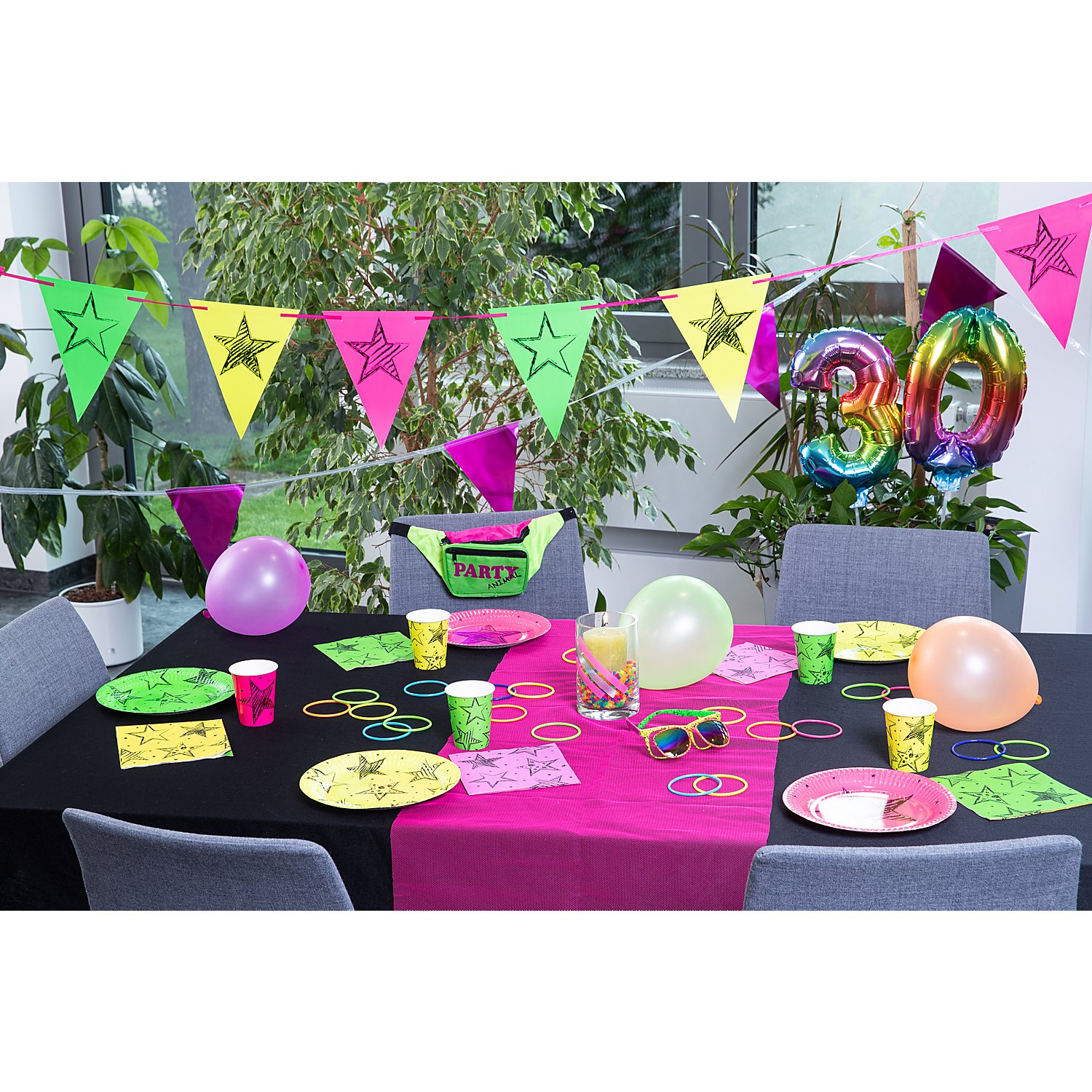 Luftballons Neon
