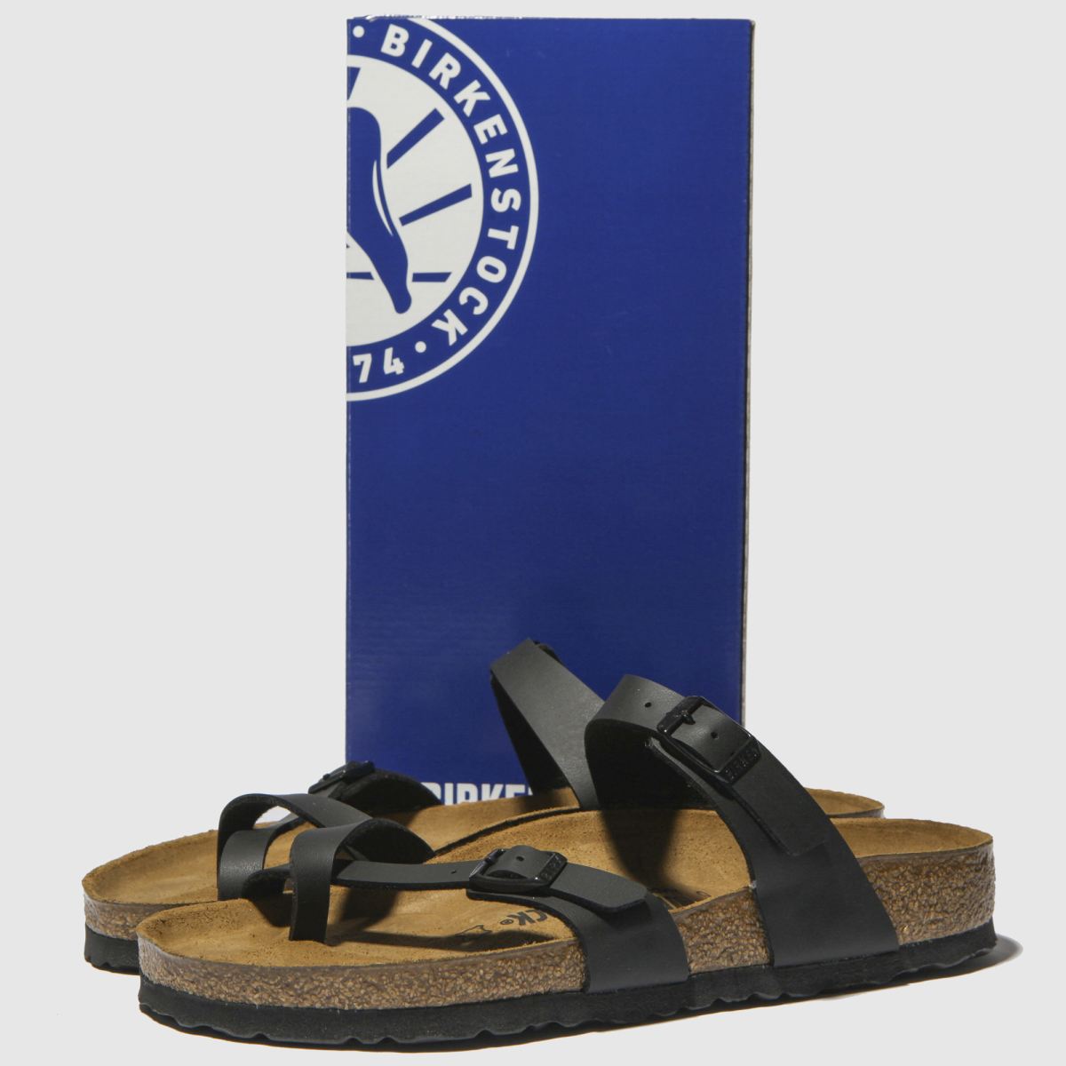 BIRKENSTOCK – Mayari – Svarta sandaler med smal passform