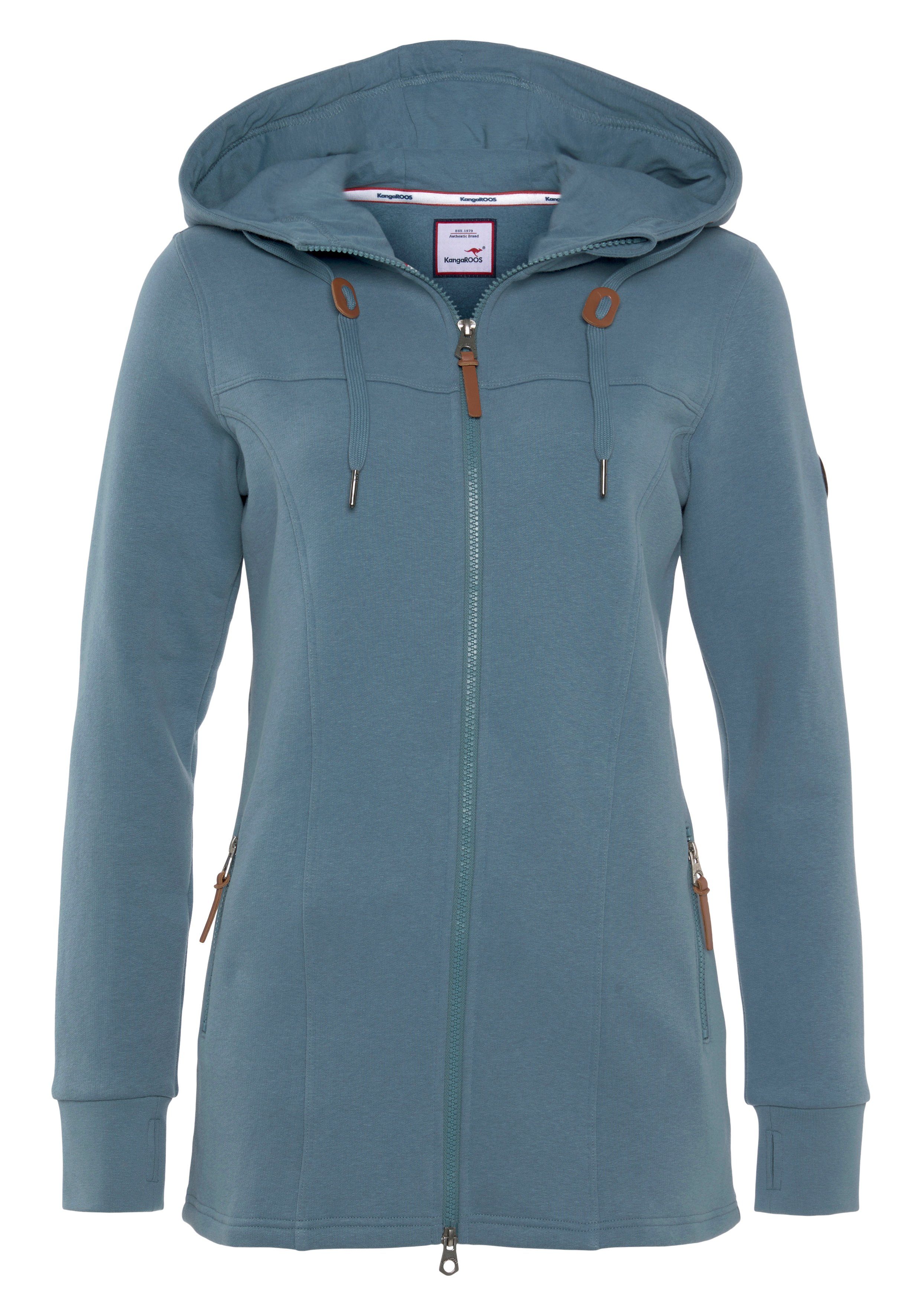KangaROOS Kapuzensweatjacke aus besonders weichem & dickem French-Terry - NEUE KOLLEKTION