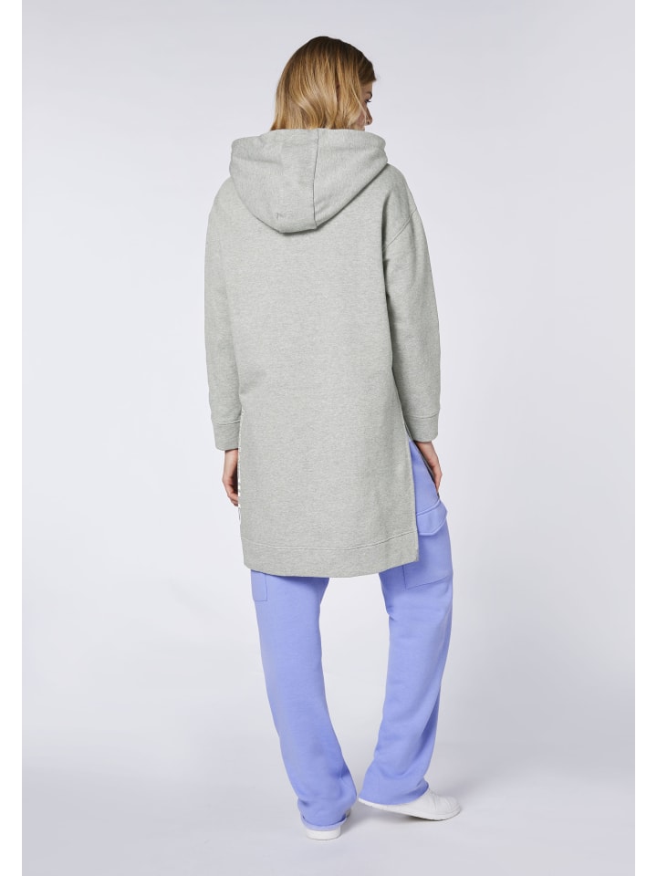 Chiemsee Long-Hoodie in Grau günstig kaufen