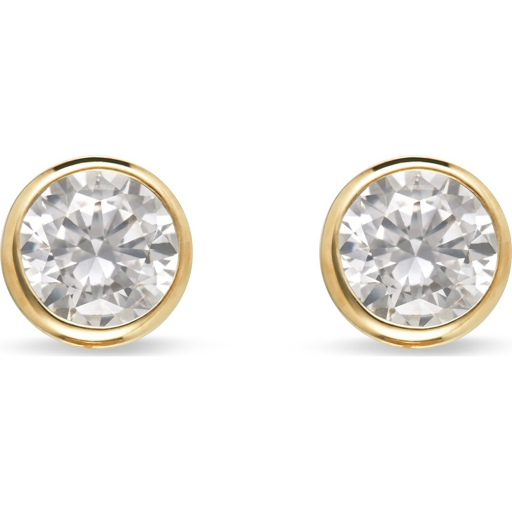 FAVS Boucles d'oreilles à fermoir à poussette 375 Or jaune Boucles d'oreilles