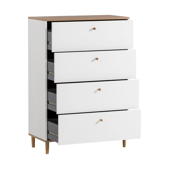 Kommode Emma, breit, 4 Schubkästen
