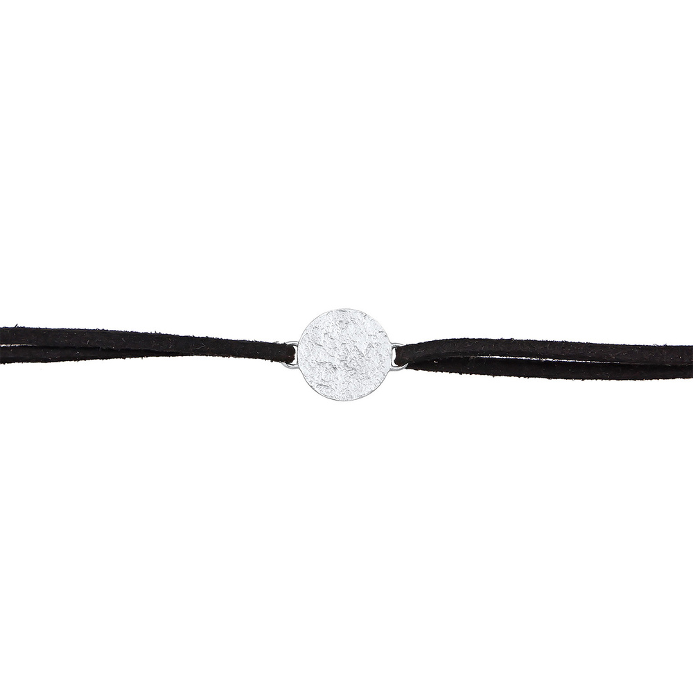 Elli Elli Collier Femmes choker plaquette pendentif géo en argent sterling 925 collier