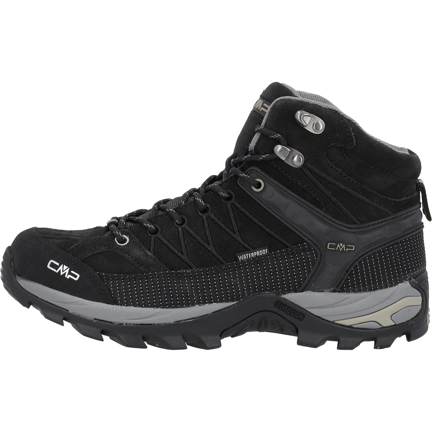 CMP Rigel Mid 3Q12947, Trekkingschuhe, Herren, Schwarz (Nero/Grey)