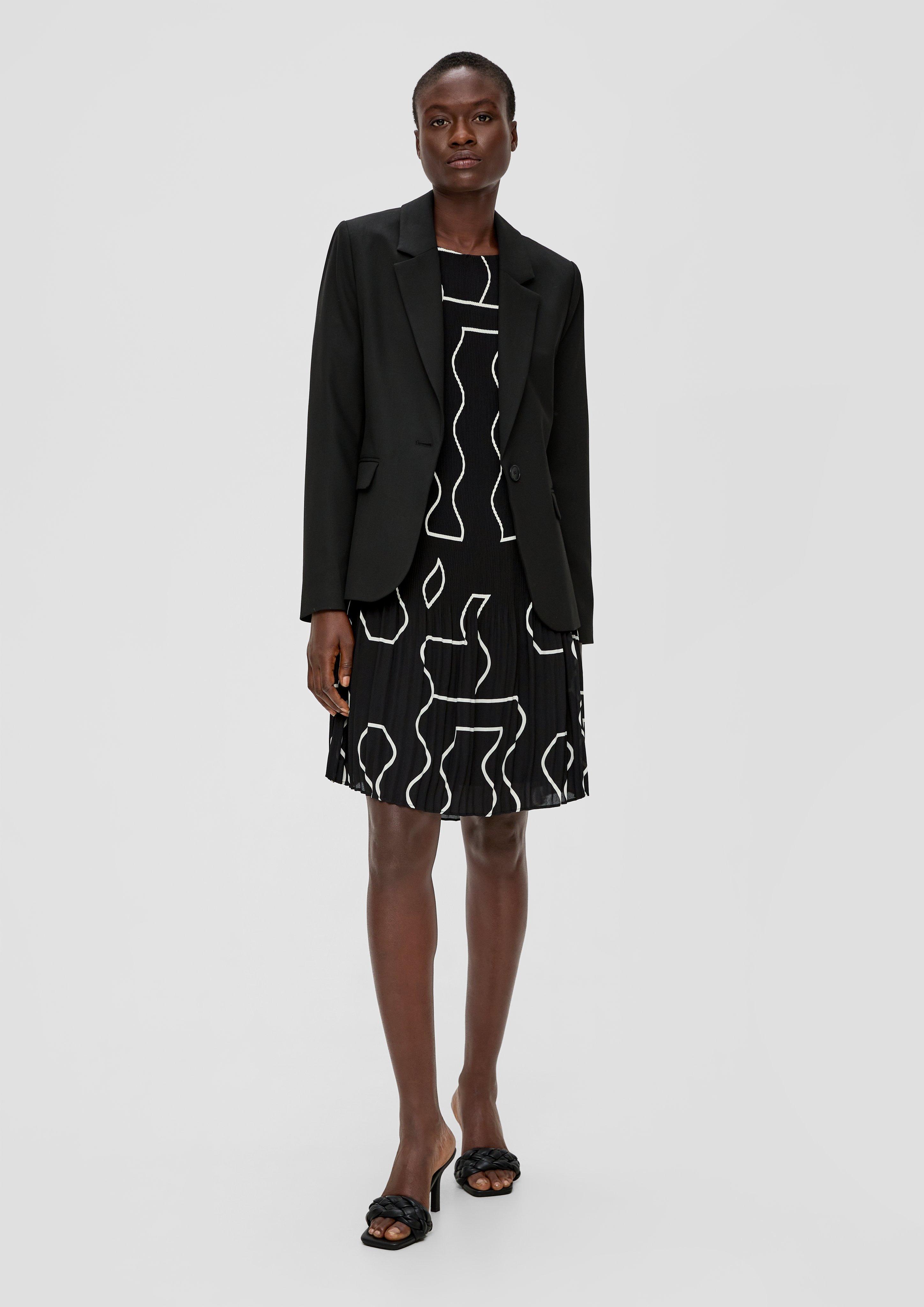 Minikleid mit Plisseefalten  2137961-99A5