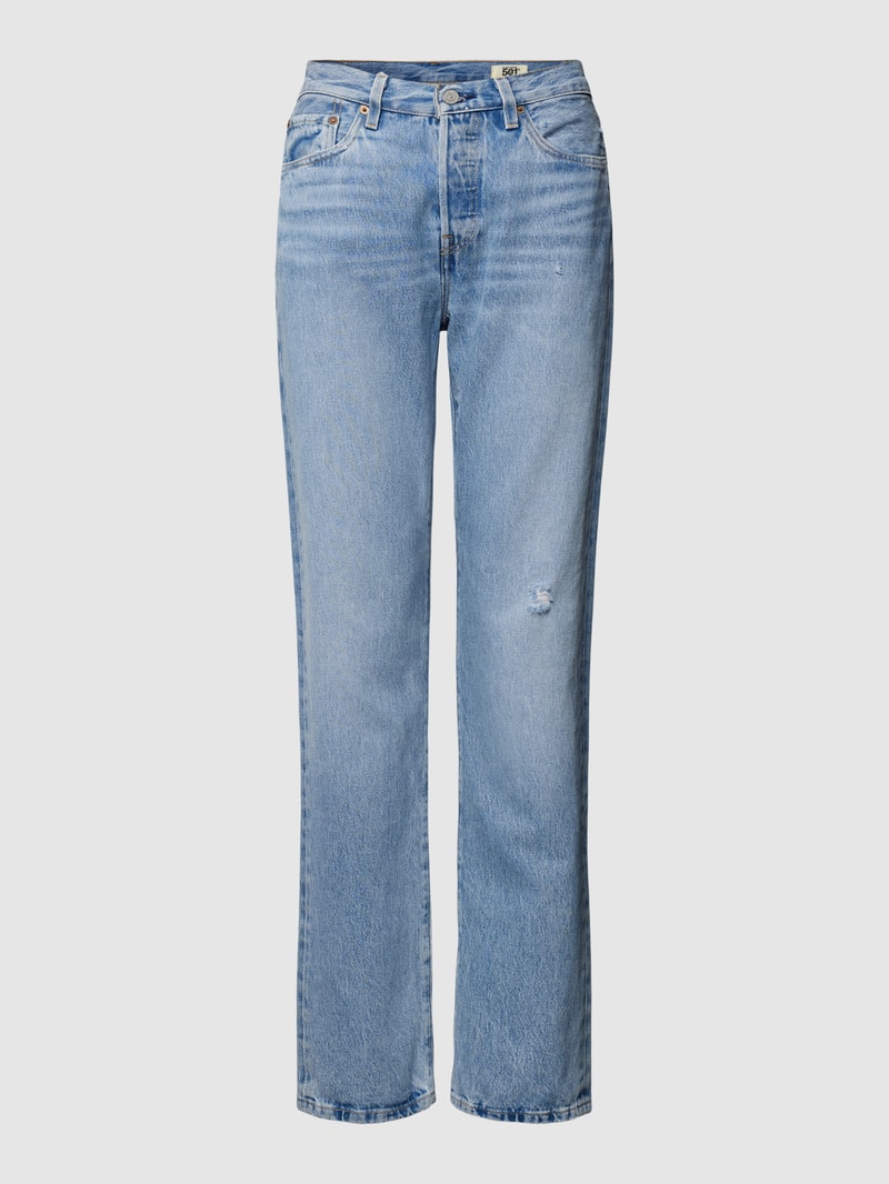 Jeans mit 5-Pocket-Design in blau